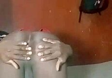 Sexyjayla254 Strips and Fingers Gaping Asshole Up Close