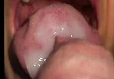 sabrinafoxy sucks and swallows cum