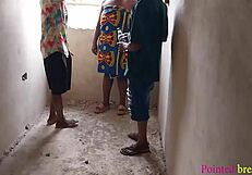 Two Big Cocks Pamper Big Ass Wife In Backyard!