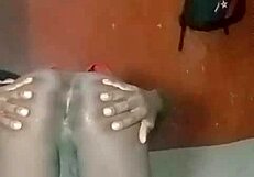 Sexyjayla254 Strips and Fingers Gaping Asshole Up Close