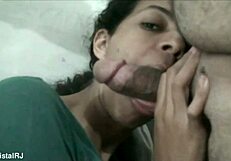 Jade Sucking Husband's Friend in Close Up