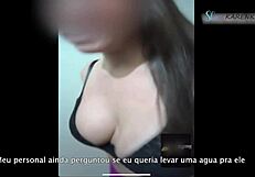 Karenkiss Makes Husband Wait While Riding Personal Trainer