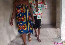 Two Big Cocks Pamper Big Ass Wife In Backyard!