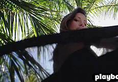 Miluniel Louis Undresses Naked Outdoors, Clothes Ripped