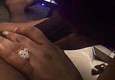 why is this redhead ebony sucking the life out of me with her mouth on big black cock?