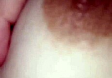 Milf squirts milk from her tits