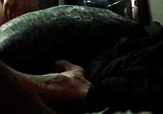 She gives a DISRESPECTFUL BLOWJOB to his cock.