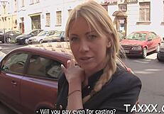 amateur gives throat job on webcam during casting interview