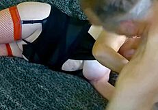 bbw granny gets drilled and swallows cum