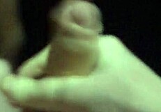 Outside at night with naked public exposure