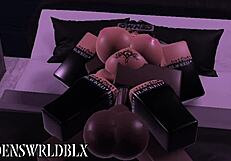 Kitty's Slutty Pussy Stretched by Big Black Cock. Can She Handle It?