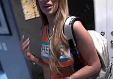 my HOT FRIEND akira angel MAKES my CHEERLEADER FANTASY come true