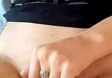 Miranielt's first video: masturbating while watching neighbor bathe in the shower.