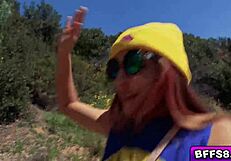 Wild Group Fucking With Brunette And Monster Cock During Coachella