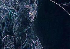 in the night club, feeling the intense ass licking and blowjob under the lights