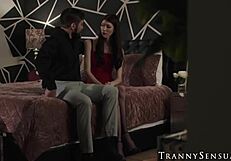 Long Haired Shemale Ava Holt Rimmed Before Hard Anal Pounding