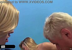 dans pussy licking rose in interracial orgy