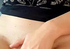 Miranielt's first video: masturbating while watching neighbor bathe in the shower.