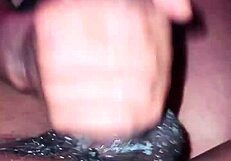 Indian girlfriend gives deep blowjob pov