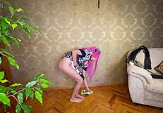 we film a crazy vacation video with spanking