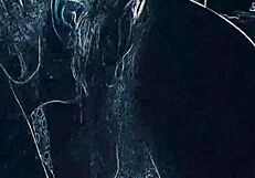 in the night club, feeling the intense ass licking and blowjob under the lights