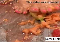 Sexy Rachel Sucks Cock and Gets Fucked with Foot Fetish in Hardcore Scene