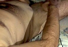 Unbelievable! Nighttime Cock Jerking Turns Into Wild Cum Swapping With Mature Babe!