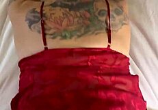 Doggystyle Anal Sex With Tattooed White Slut Bent Over