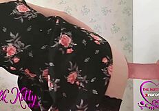 Deep Anal Play With Dildo Leads To Anal Creampie From Hubby.