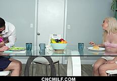 Raw Freeusing My Stepmom Nina Dolci and Stepsister Jazmin Luv in Wild 3some