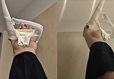 no bra try on haul, wanna see upskirt panties?