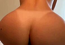 gray beanie babe gets a great fuck! her huge ass bounces in wild doggystyle.