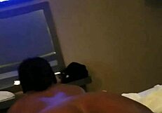 Ann rides the big black cock passionately in this ebony scene