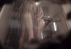 Amateur couple bathing in the shower