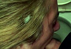 esclave f humiliated at the outdoor pissotiere spot.