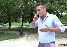 Spanish bbw milf montse swinger fucked in ass by stranger 😈