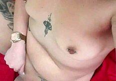 Latina Touches Herself Watching Papi Intensely