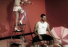 Jodi james feels so aroused as she sucks and fucks covered in chocolate.