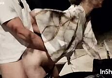 Slut Gets Wild in Public Outdoor Action!