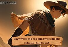 Wow, Tender Moaning Sex With That Muscular Man!