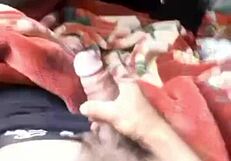 Young latina masturbates in bed, then again to start day