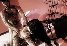 Jodi james feels so aroused as she sucks and fucks covered in chocolate.