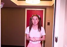 Redhead Ellie Murphy Gets Deep Creampie from Mature Seth Brogan in Bed