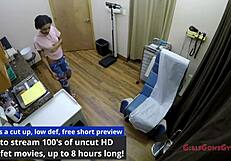 jackies banes’ gyno exam caught on hidden cam by nurse lilith rose