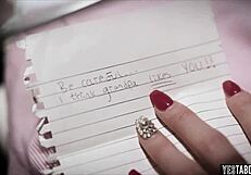 Horny Grandpa Corrupts Two Blonde Teens in Taboo 3some!