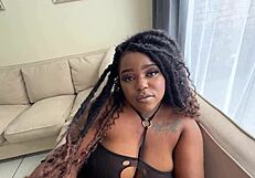 I watch this pretty black girl get her big ass fucked hard