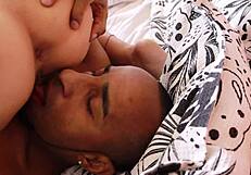 i saw that skinny girl surprised by the big black cock size