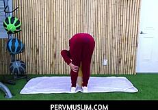 Pervmuslim - trainer fucks client on Pornbl.