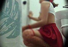 Cheating Latina Teen Fucks in Bathroom After Party!