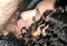 Latina housewife flashes and has sex with delivery boy in homemade trailer